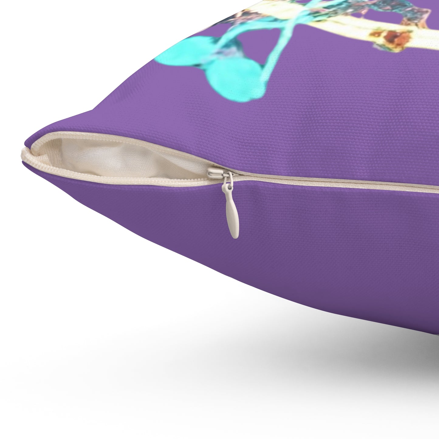 Square Pillow Musical Notes Love Purple Musical Notes Pillow