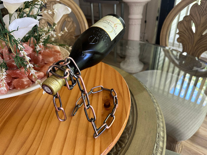 Magical Suspension Iron Chain Wine Holders