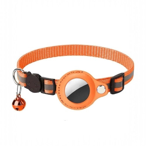 Anti-Lost Locator Tracker Cat Collar with Reflective Safety Strap & Protective Case