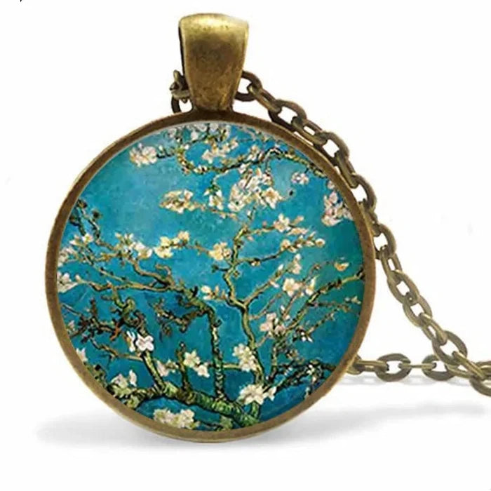 Venetian Glass Necklace - Sunset Serenity