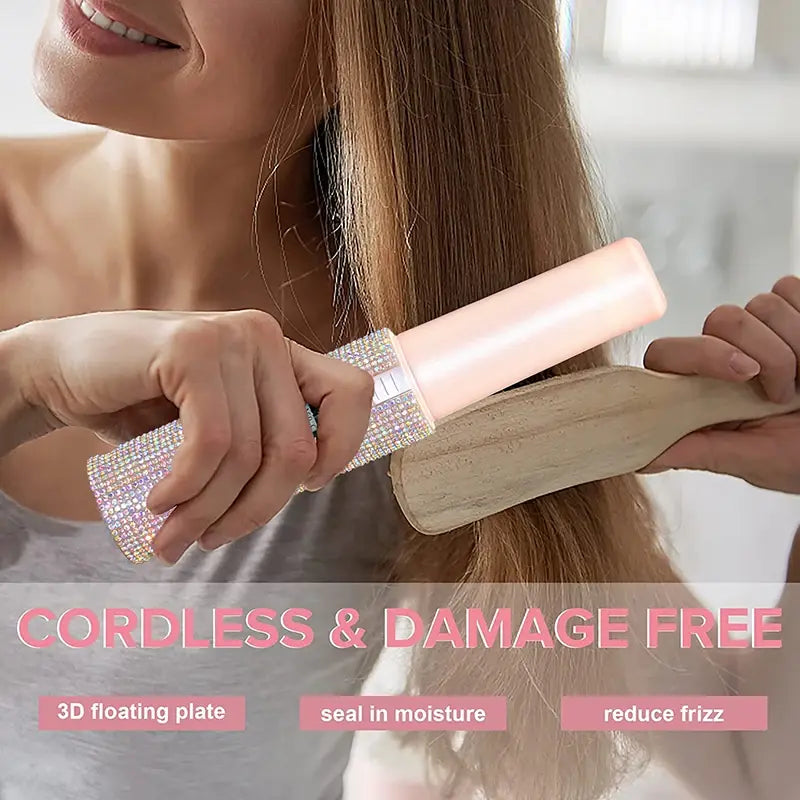 2-IN-1 Electric Hair Straightener And Curler