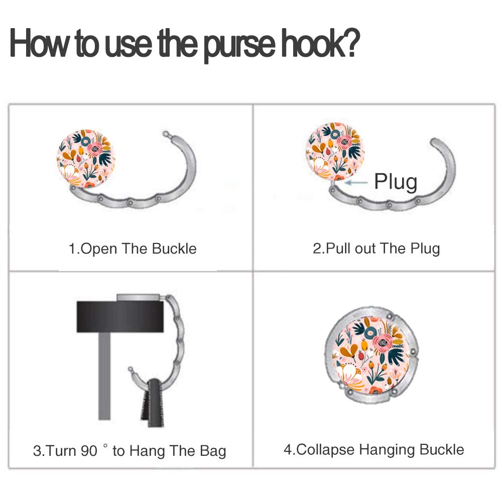 Purse Hook Women's Bag Table Hanger Desk Hooks for Purse