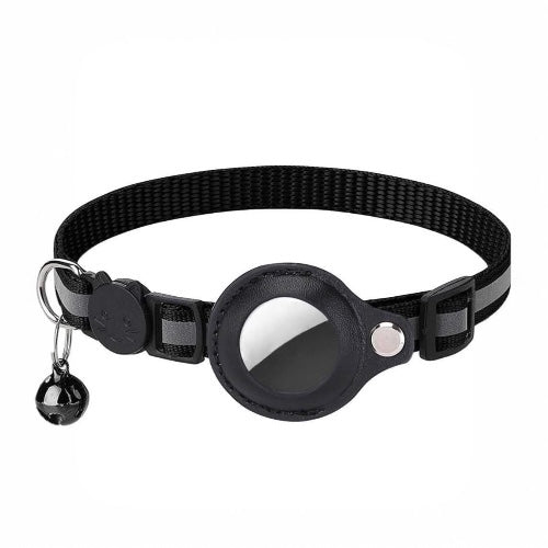 Anti-Lost Locator Tracker Cat Collar with Reflective Safety Strap & Protective Case