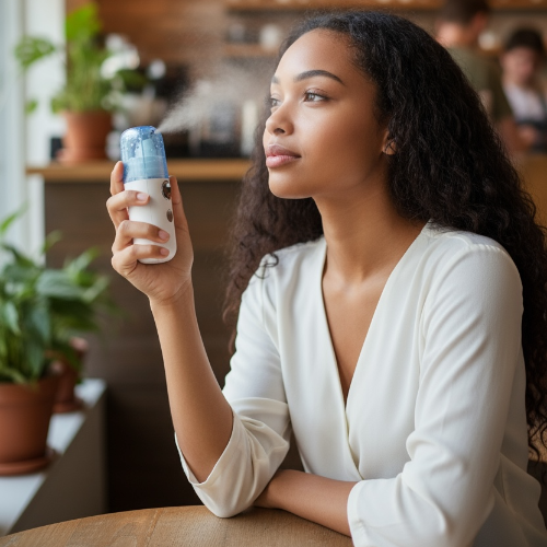 Mini Humidifier Portable Rechargeable Small Personal Face Sprayer Cool Mist