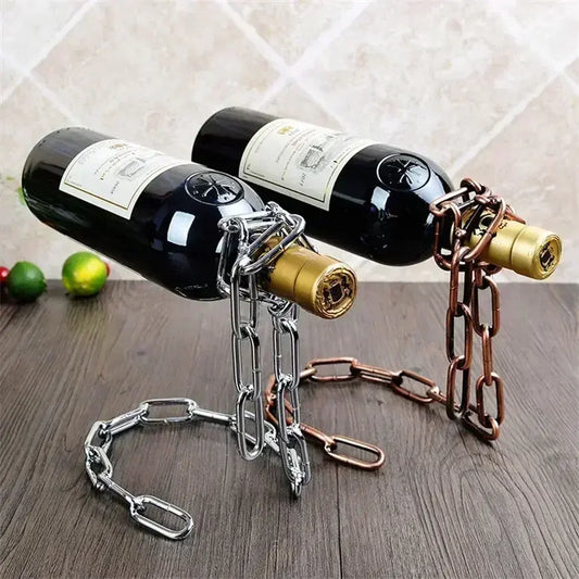 Magical Suspension Iron Chain Wine Holders